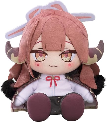 Amazon.com: Blue Archive: Hina Chcopuni Plushie : Toys & Games